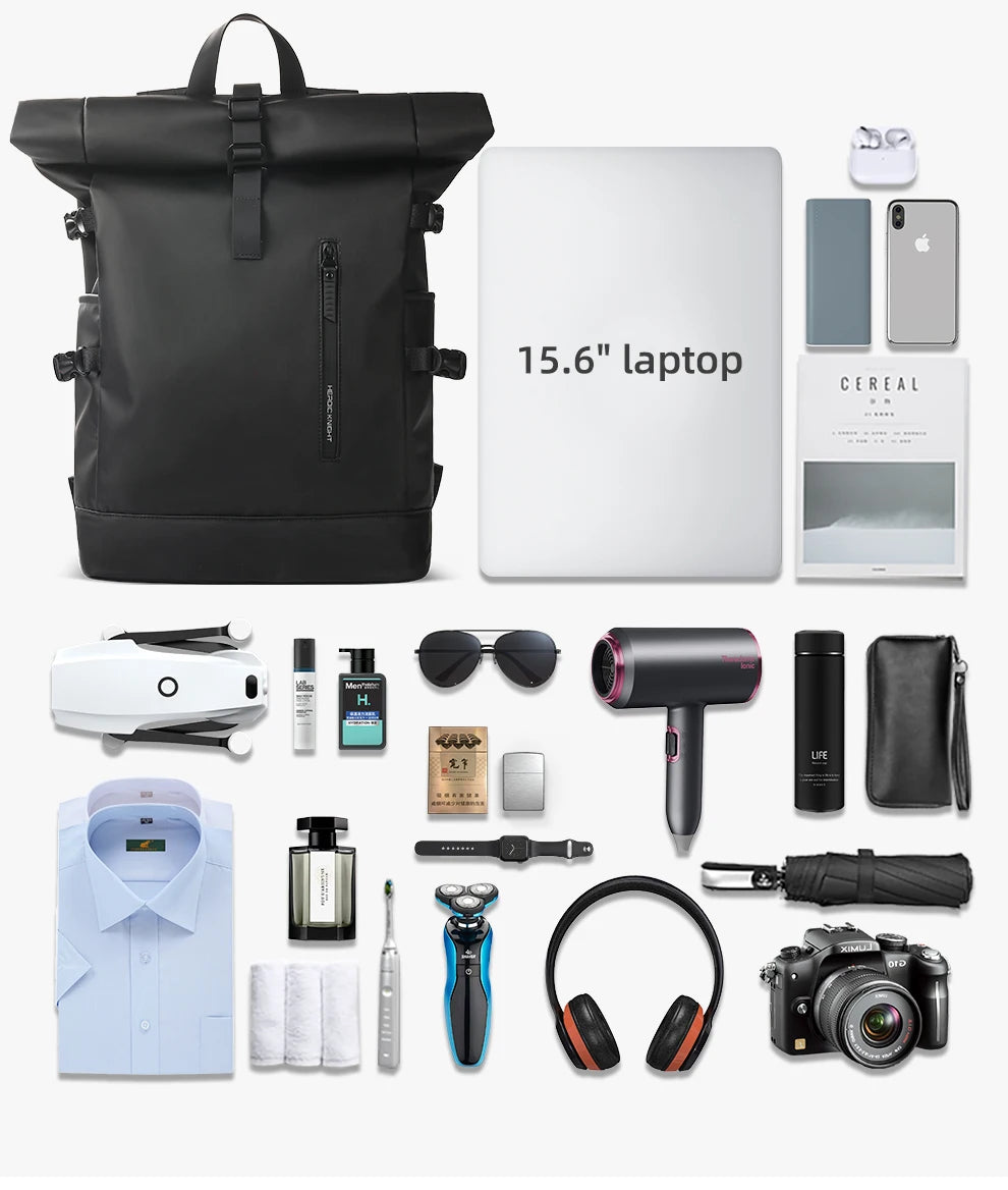 HK Rolltop Waterproof Backpack | Everyday Carry & Travel