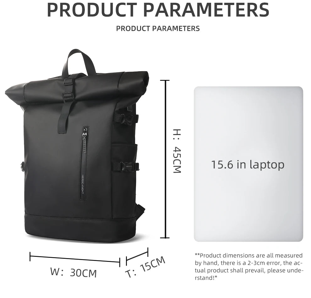 HK Rolltop Waterproof Backpack | Everyday Carry & Travel