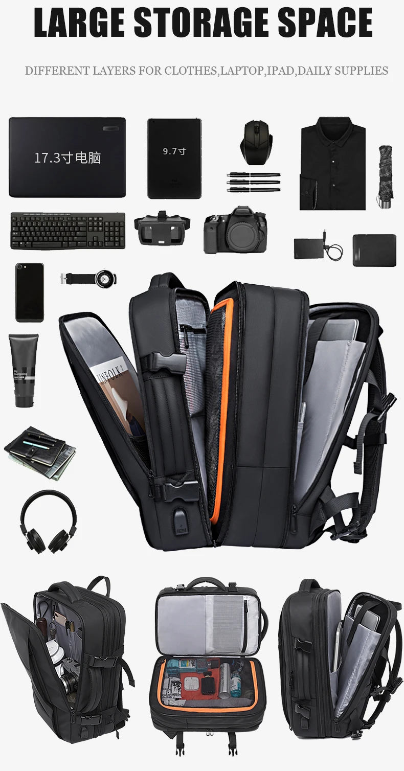 Expandable Travel Backpack