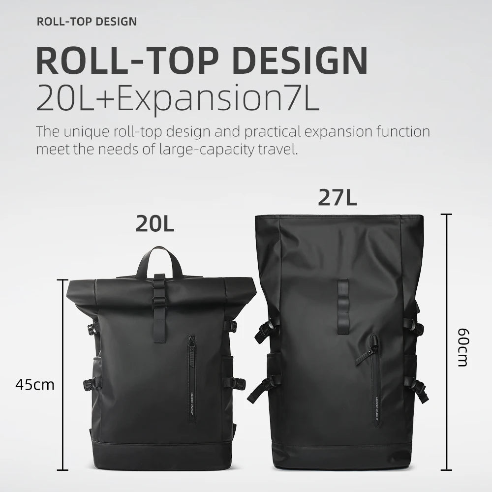 HK Rolltop Waterproof Backpack | Everyday Carry & Travel