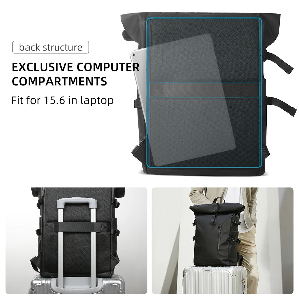 HK Rolltop Waterproof Backpack | Everyday Carry & Travel