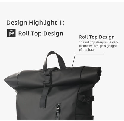 HK Rolltop Waterproof Backpack | Everyday Carry & Travel