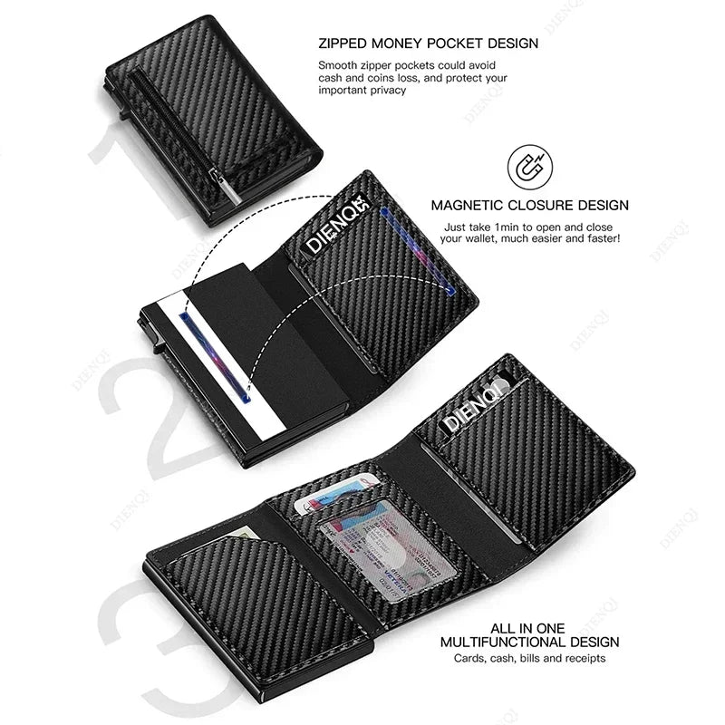 North Club RFID Card Holder Wallet